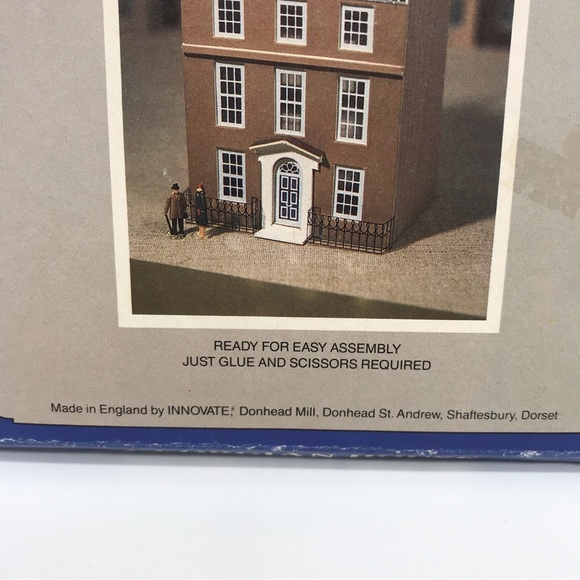 Vintage Master Plan Model Buildings Kit Georgian Mansion Set Merchants House - Picture 5 of 11